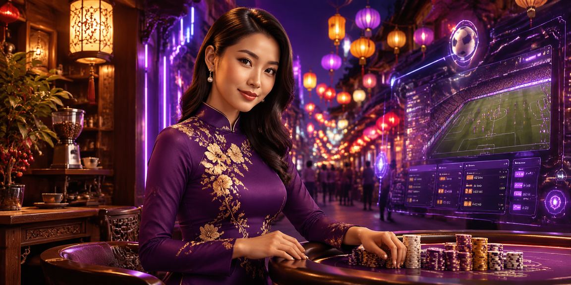 Người hâm mộ bóng đá Việt Nam theo dõi sự kiện thể thao trực tuyến với giao diện cá cược hiện đại